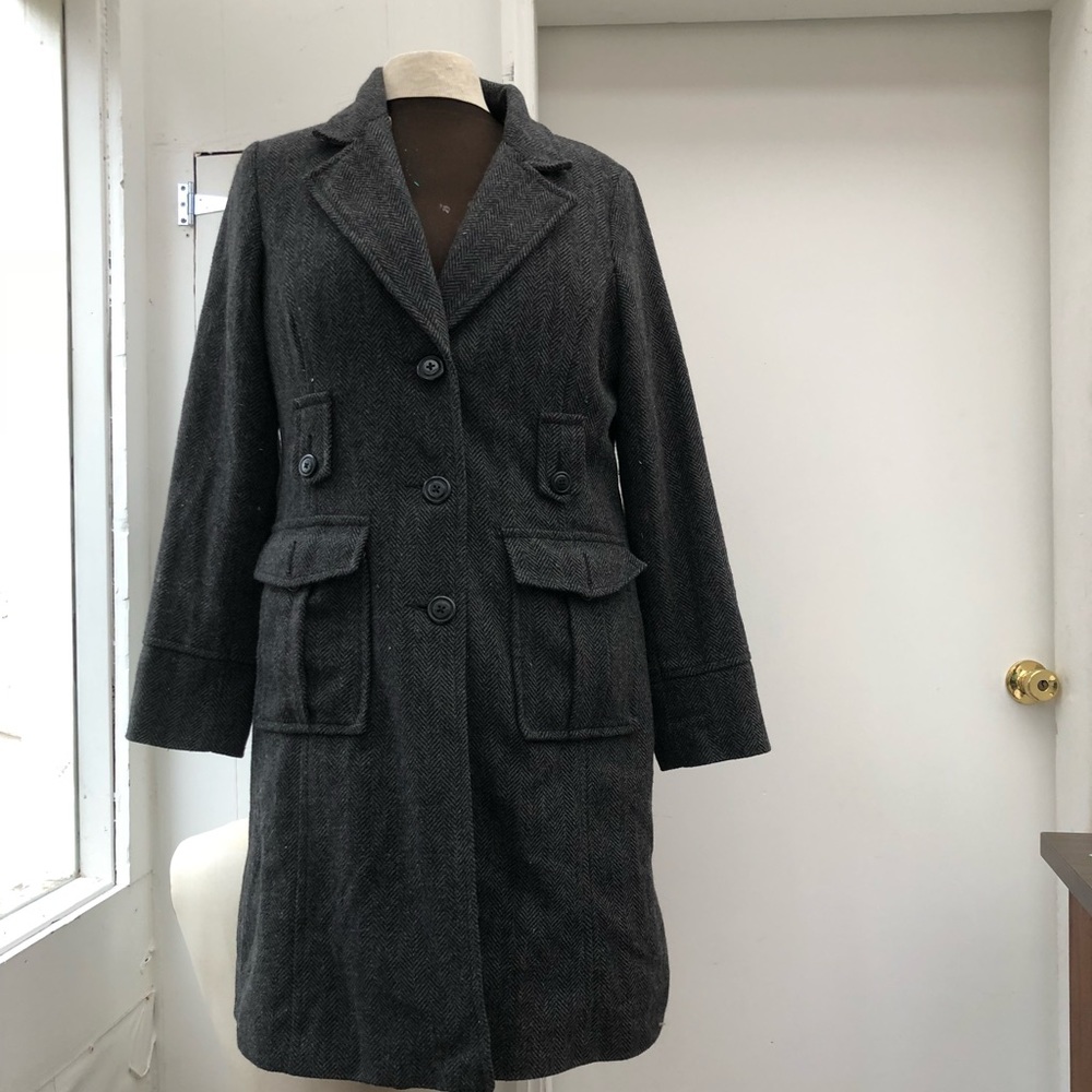 Merona long twill coat